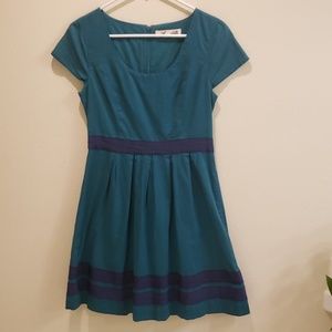 Annabella Dress Teal & Navy dress